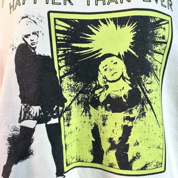 Billie Eilish Official Merch Happier Than Ever 2022 World Tour Hoodie Size Large - Picture 6 of 10